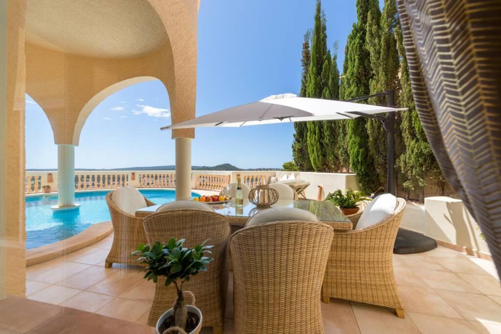 Meerblick Villa "Buena Vista" In Santa Ponsa, Mallorca Eksteriør billede